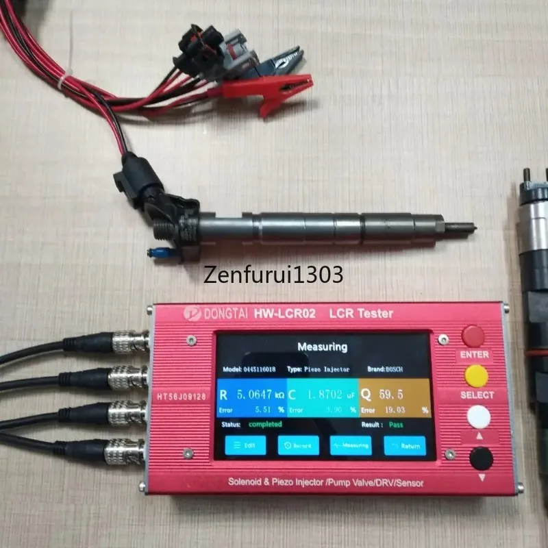 Manufacturer Solenoid Piezo Injector / Sensor Common Rail Injector Tester HW-LCR02 Simulator/ LCR Tester