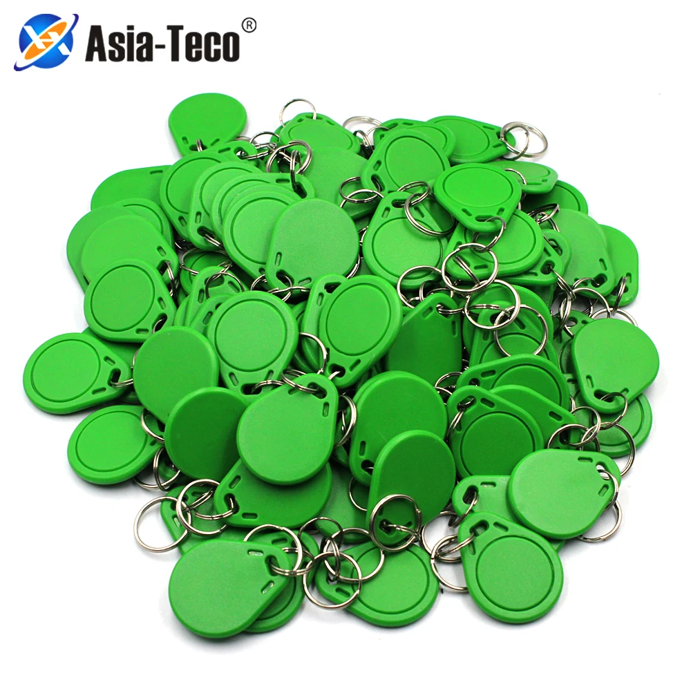 

100pcs/lot UID 13.56MHz IC Clone Card Changeable Smart Keyfobs Key Tags Card Duplicator copy IC Key Keyfobs Token Tags