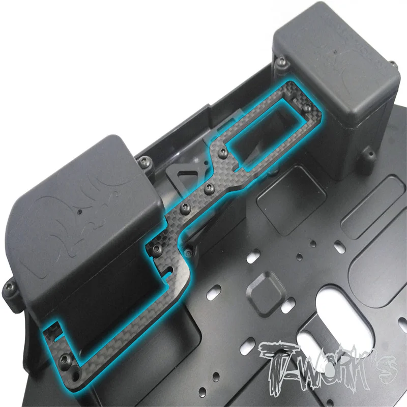 Original T works TO-227-R Carbon fiber Radio Plate ( For JQ Racing The Black Edition ) Rc part