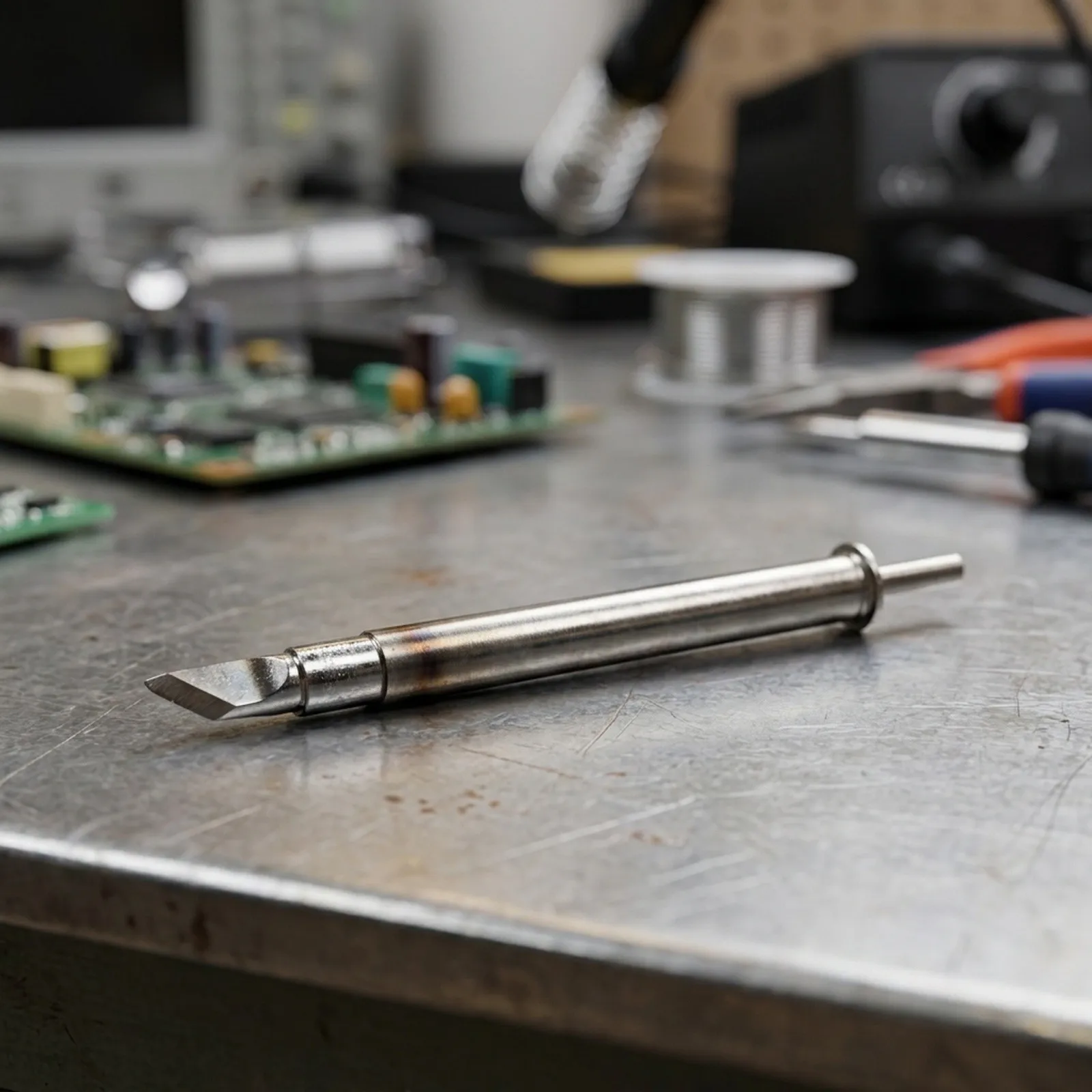 Soldering Iron Replacement Tips for USB Soldering Irons Copper Construction Tapered Round Sword Types for Electronics Repair