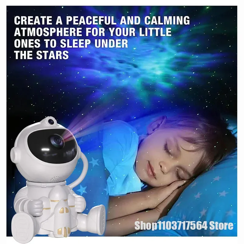 

New astronaut star light private model projection light romantic gift atmosphere astronaut bedroom decoration small night light