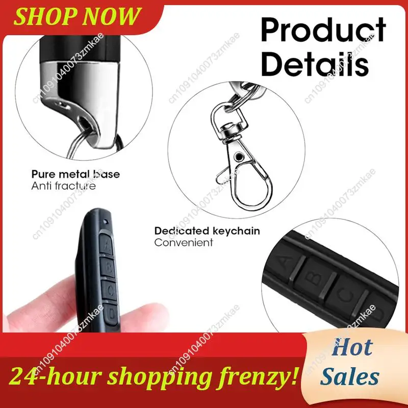 

Daily Sale 3Pcs 433Mhz Copy Remote Opener,Universal Garage Door Controller Wireless Cloning Key Fob 4In1 Remote Control Duplicat