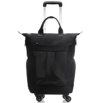 여성용 휴대용 수하물 가방, 여행 트롤리, 롤링 수하물 가방, 바퀴 달린 여행 가방, 짧은 여행 수하물 가방