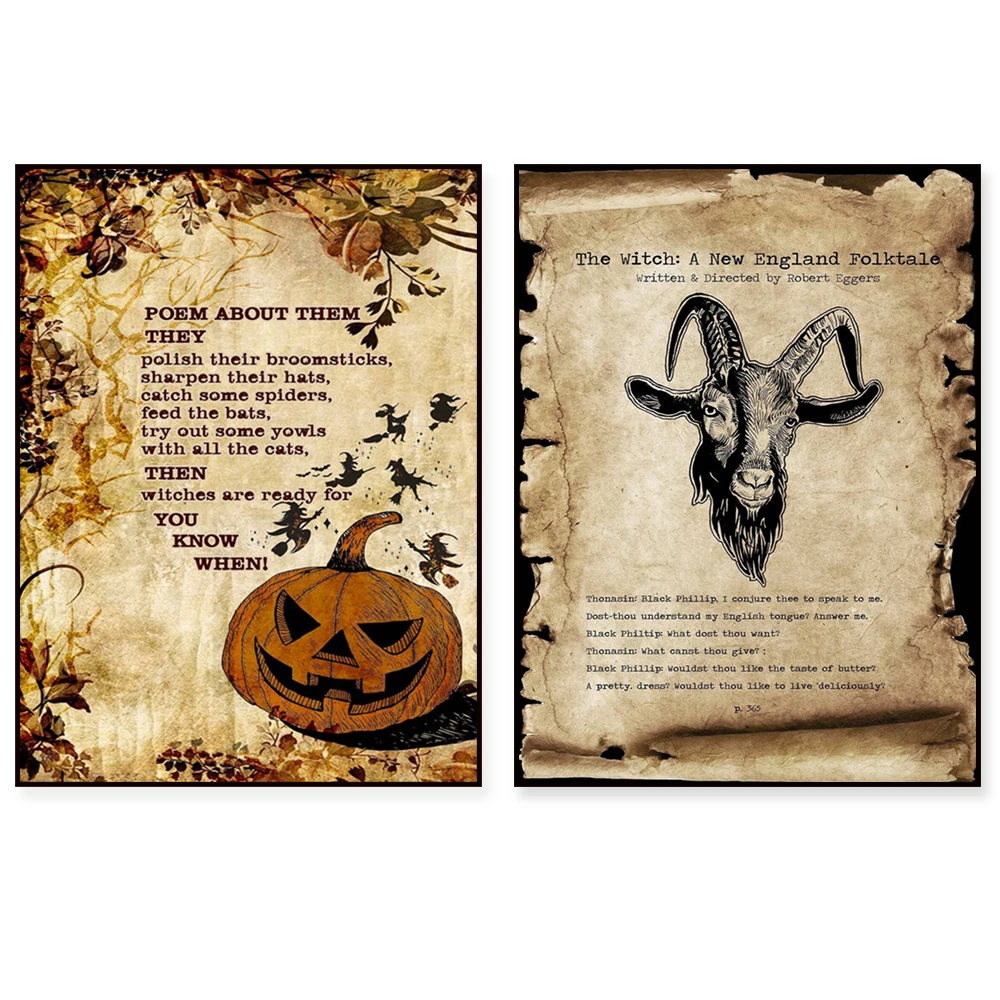 Year round kitchen witch poster, witch herbs, witch cauldron poster, magic witch, witch poetry, halloween movie, horror poster