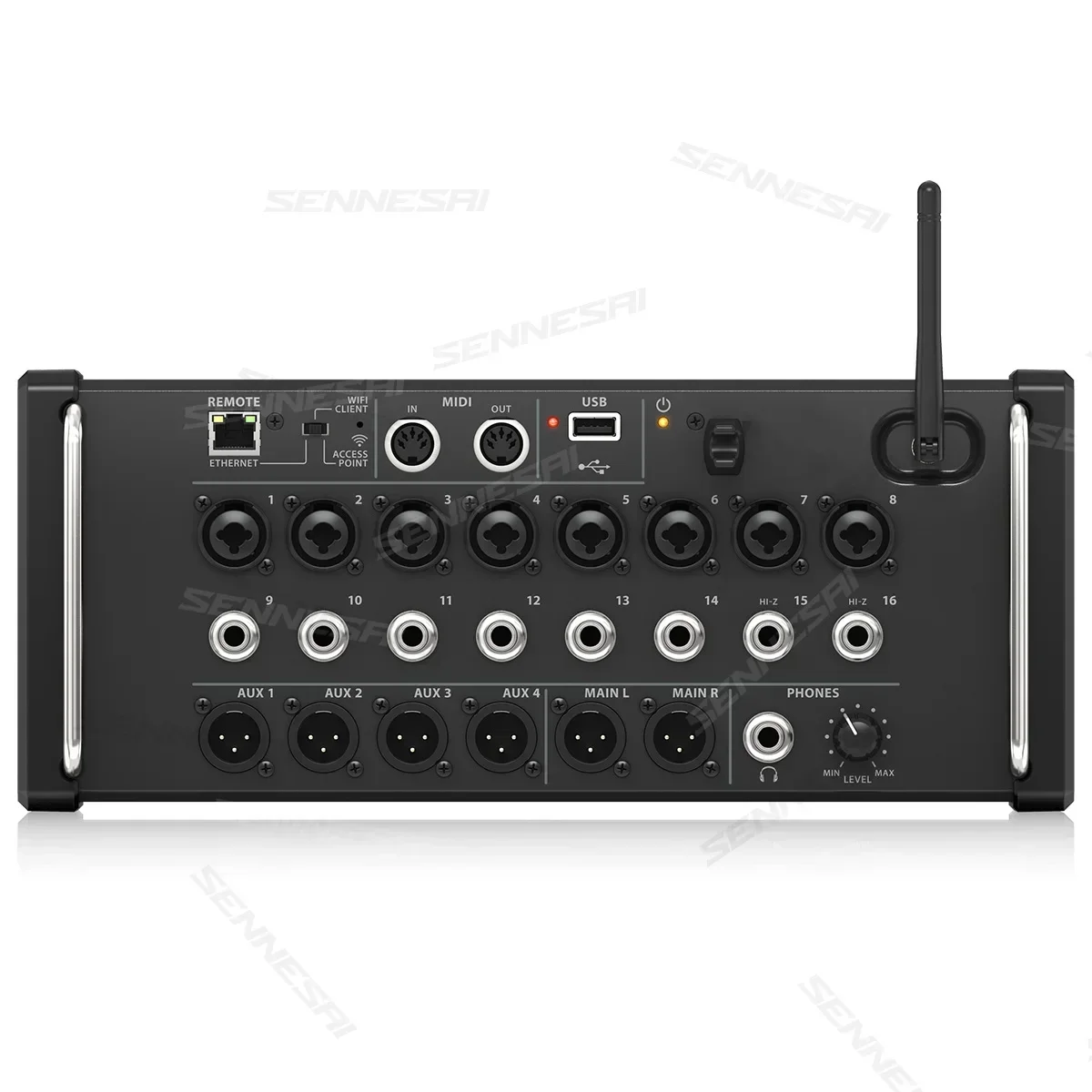 Air1:1 XR16/MR18 konsol rekaman Studio, pencampur Digital profesional Dj Studio Wifi Mixer Audio Digital meja suara Multi-track