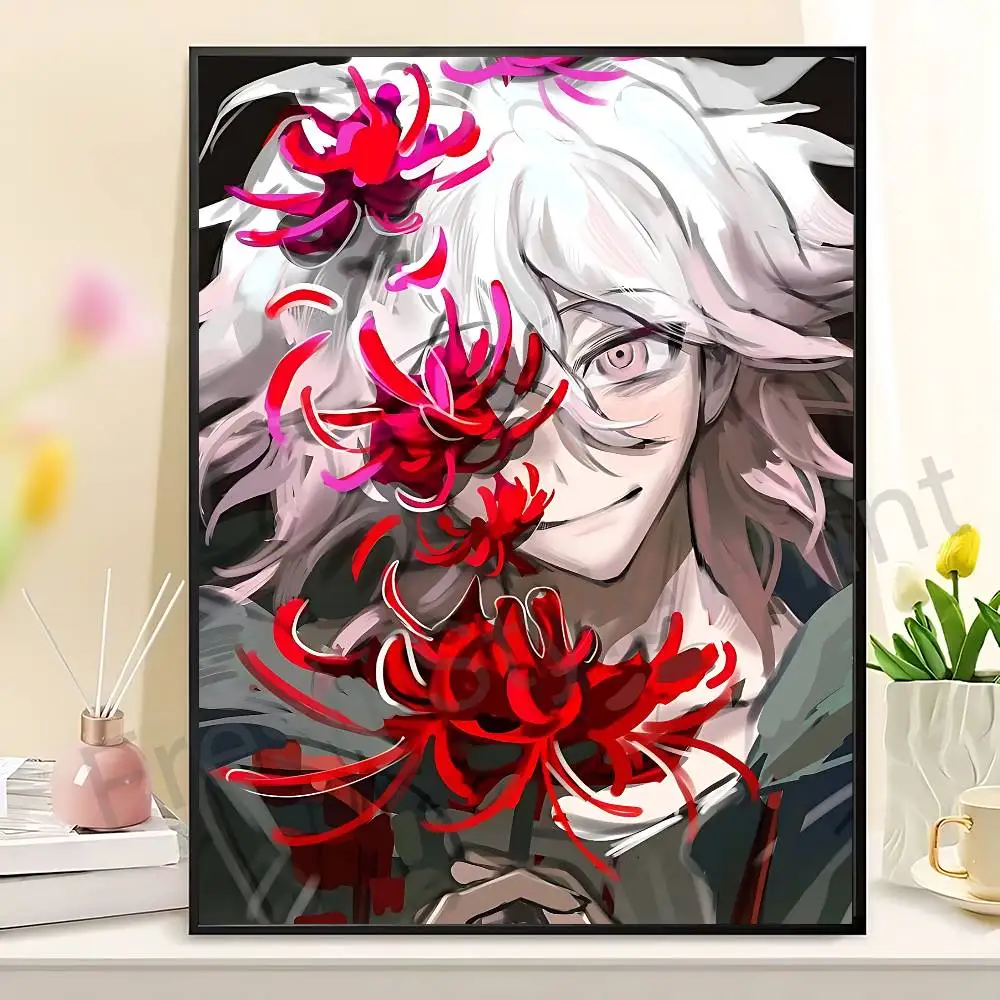 N-Nagito H-Hajime Komahina Poster HD Art Sticky Wall Waterproof Home Living Room Bedroom Bar Aesthetic Decoration