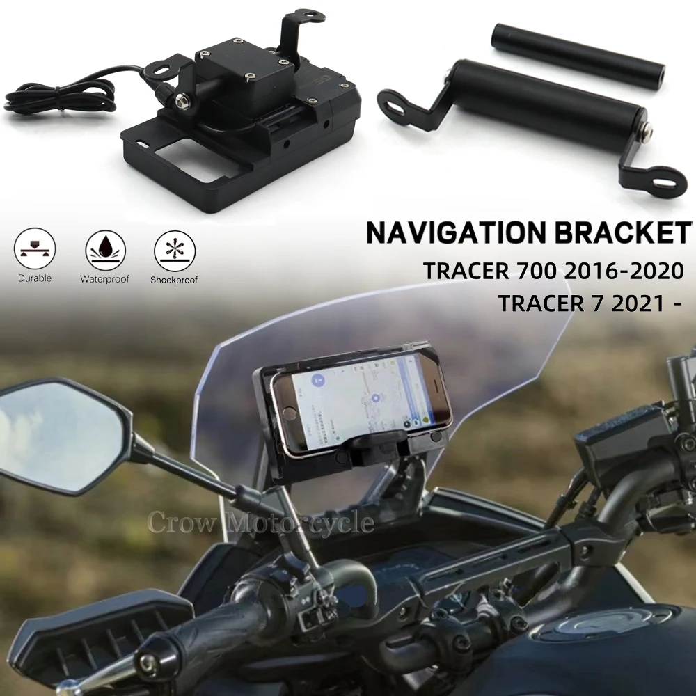 Navigation GPS Bracket Board For YAMAHA TRACER700 Tracer 700 7 Tracer7 2016 2017 2021 Motorcycle Accessories Mobile Phone Stand