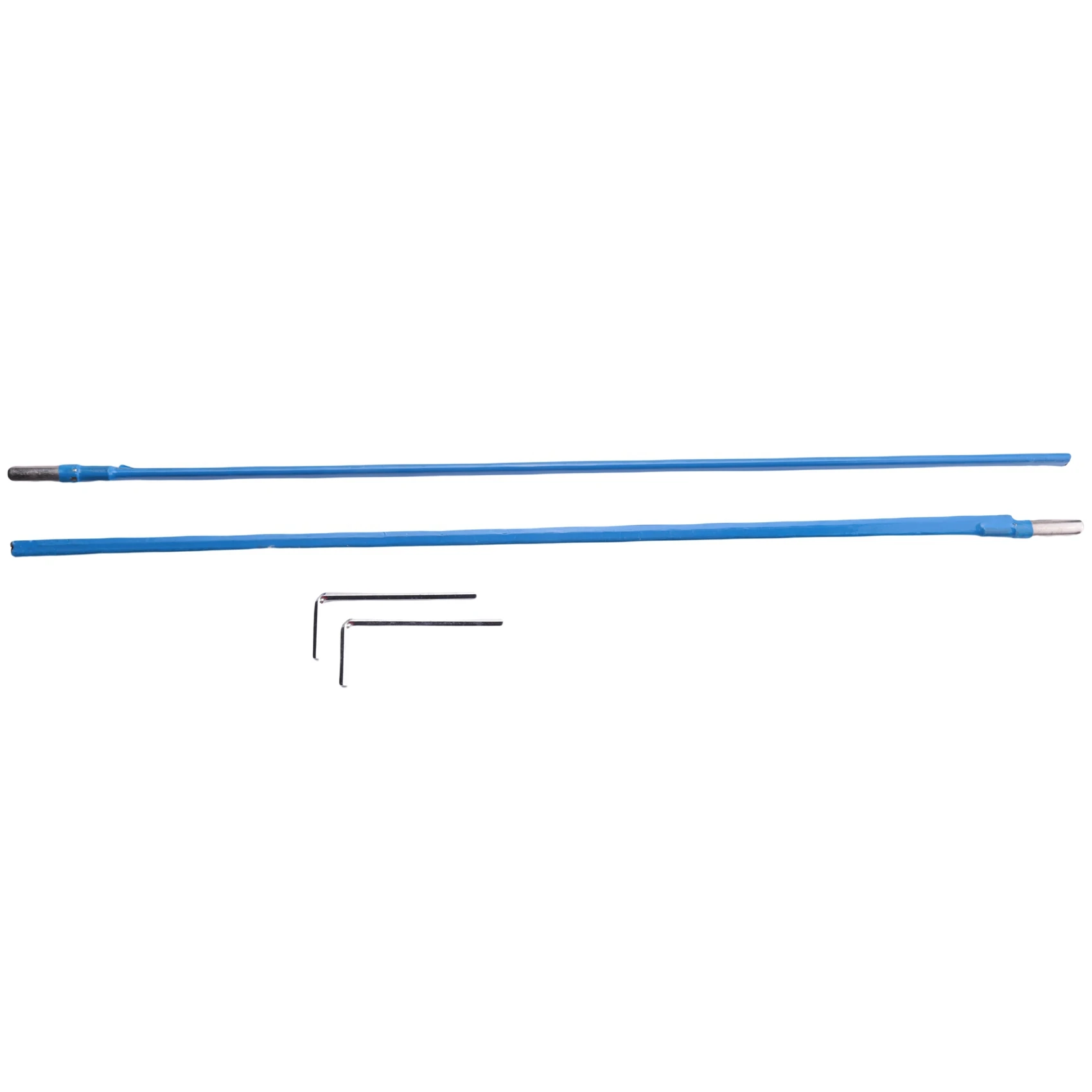 NALFI-2Pcs 46Cmtwo Way Rod Type Dual Action Guitar Truss Rod Steel Blue Guitar Parts Accessories