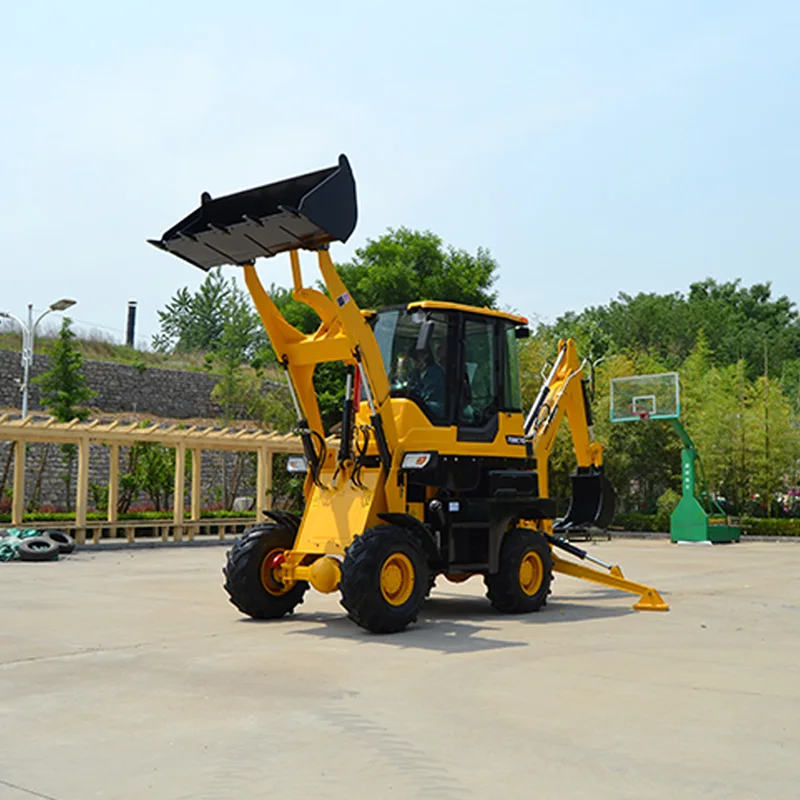 Efficient EPA Compliant Compact Mini Tractor With 1.7L Engine Backhoe Loader