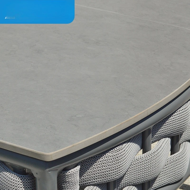 Canapé en rotin pour cour extérieure, balcon extérieur nordique, protection contre la pluie et le soleil, chaise de loisirs en plein air, design