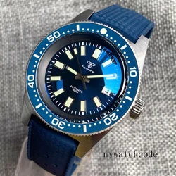 Tandorio 41mm 62MAS Blau Zifferblatt PT5000 NH35A Automatische 300M Tauchen herren Uhr AR Gewölbtem Sapphire Kristall Keramik lünette Grün Lume