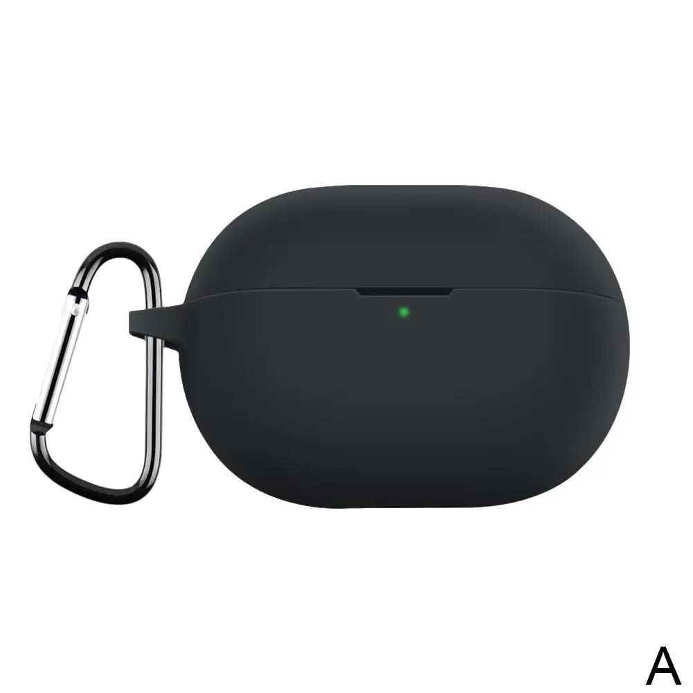 Solid Color Silicone Protective Cover for huawei Freebuds Pro Waterproof Earphone Case With Anti-lost Buckle Dropshipping K1G5
