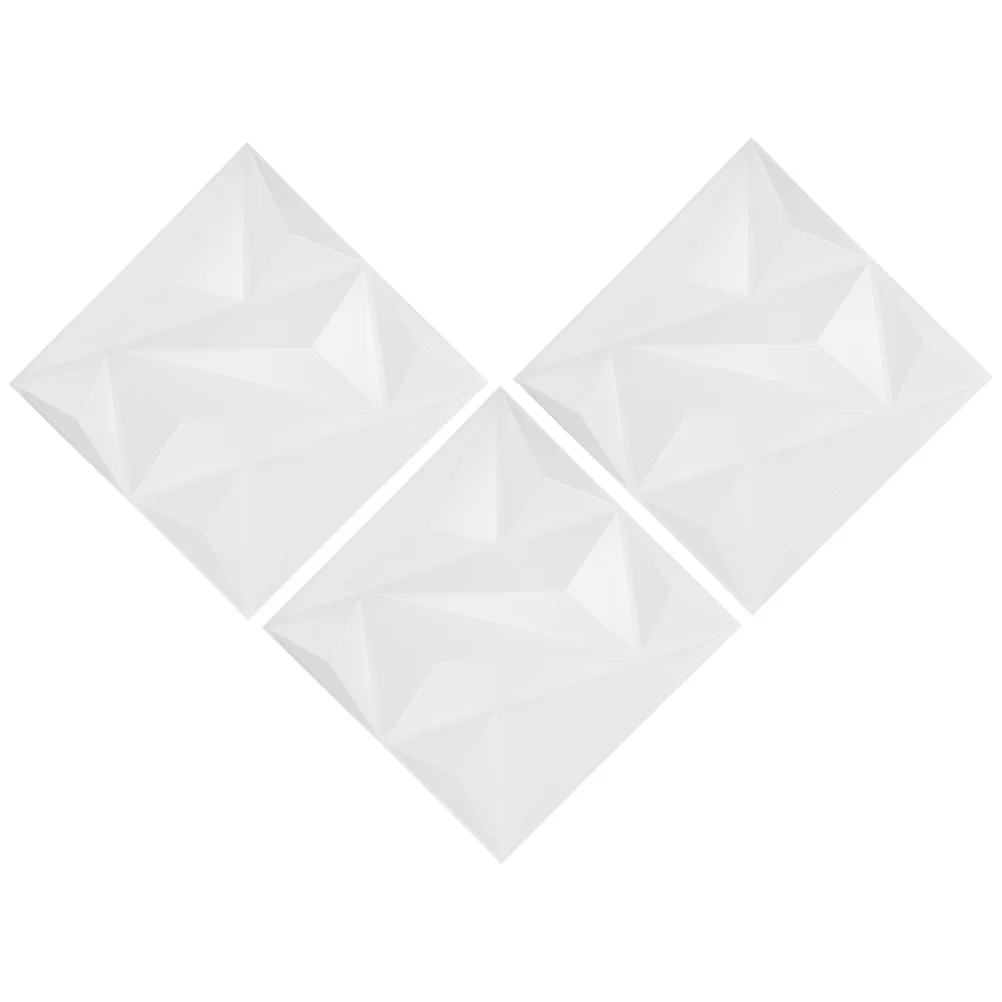 

3 Pcs 3D Decorative Wall Panels Interior Pvc Wallpaper for Walls Three-dimensional Paneling