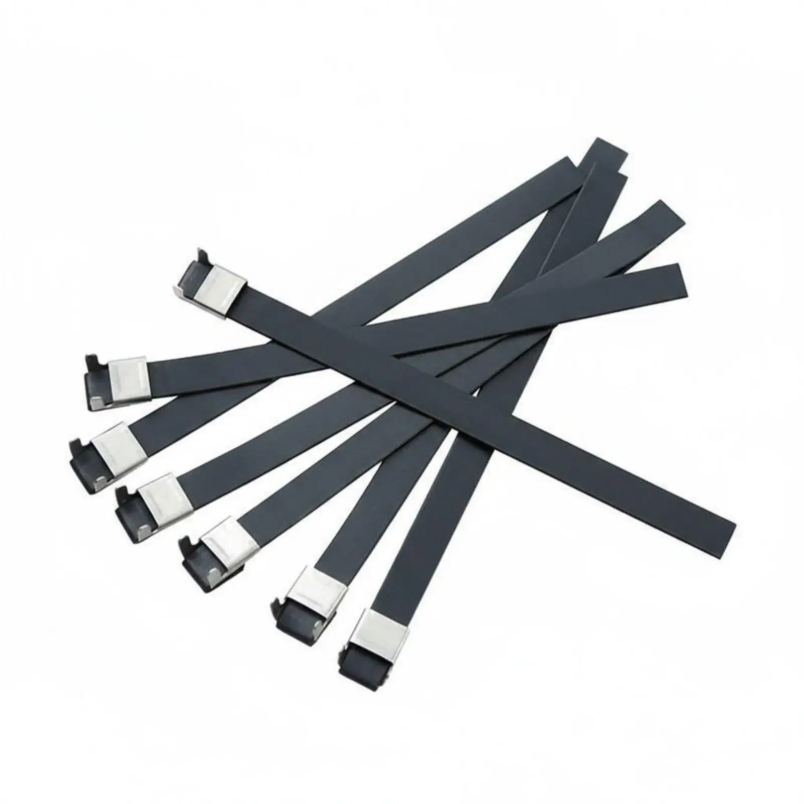 L-Shaped Aquatic Wire Strap Plastic Coated Stainless Steel Tie Automatic-Locking