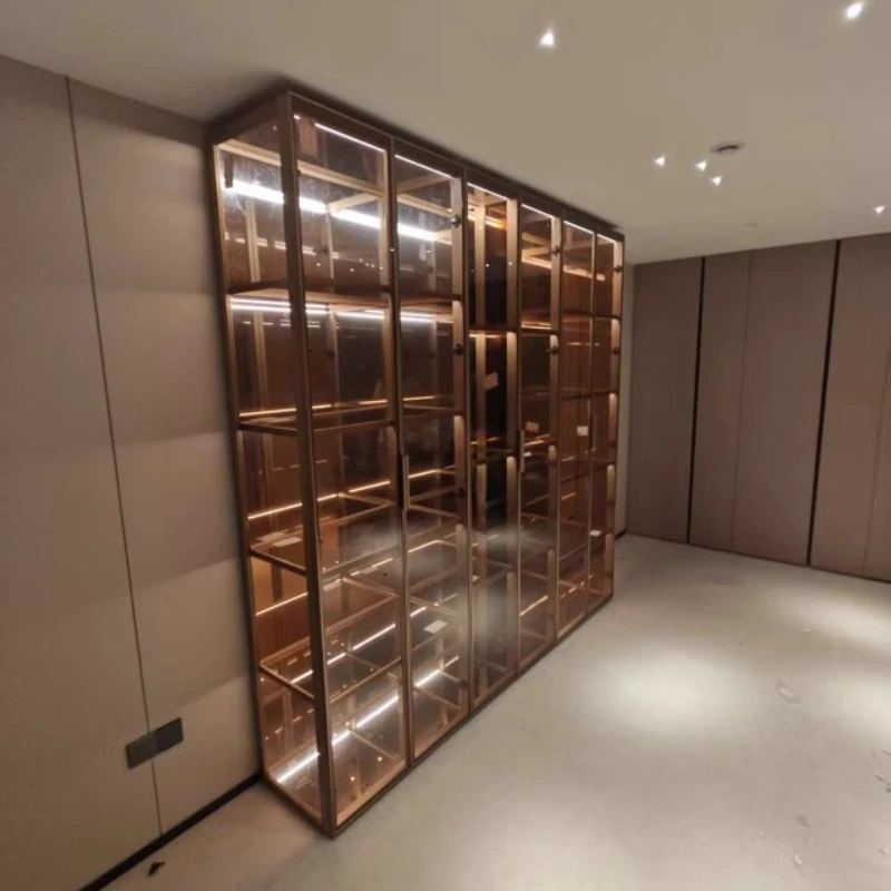 

Настенная подставка для шампанского, мебель для винной стойки, мини-барный шкаф для гостиной, роскошные шкафы для сувениров со стеклянной дверью, шкаф для дома