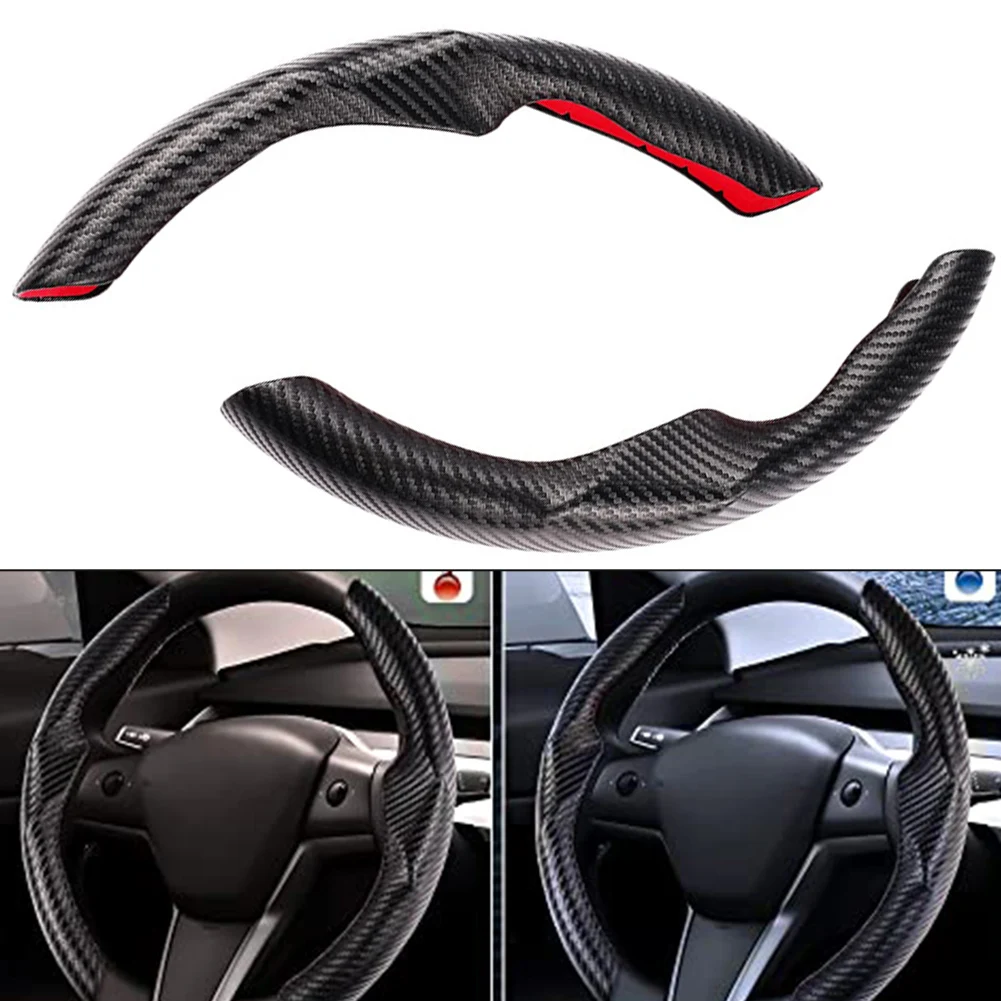 Vehicle Interior Upgrade for tesla Model for 3 Y Wheel Cover for custom Fit Steering Cover Color As Shown In The Picture Easy To