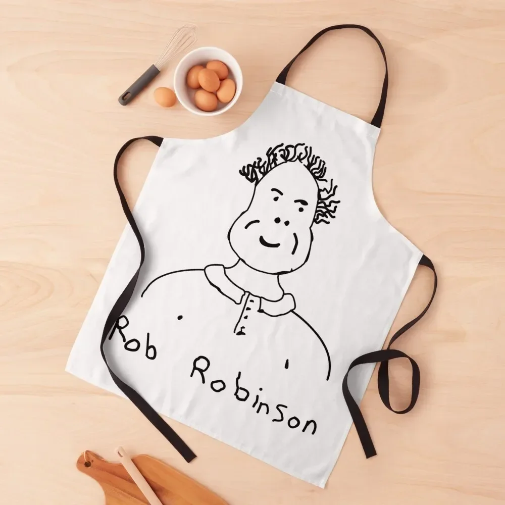 

Rob Robinson Apron restaurant accessories nail tech supplies cooks clothes For Women Apron