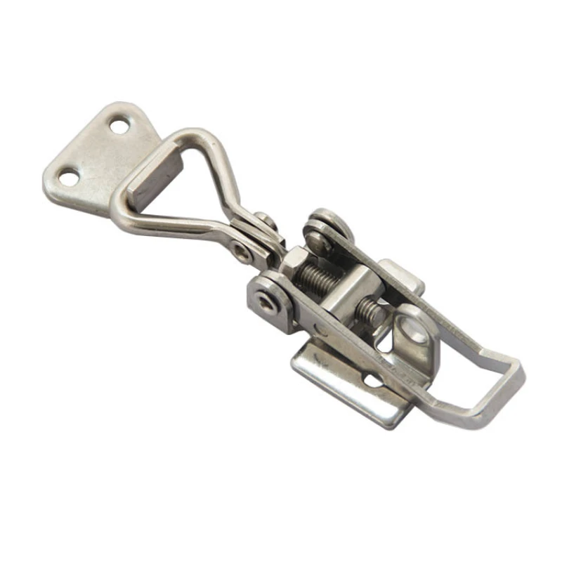 1pcs SUS 304 stainless steel adjustable locking Spring Loaded Toggle Case Box Chest Trunk Latch Catches Hasp Durable