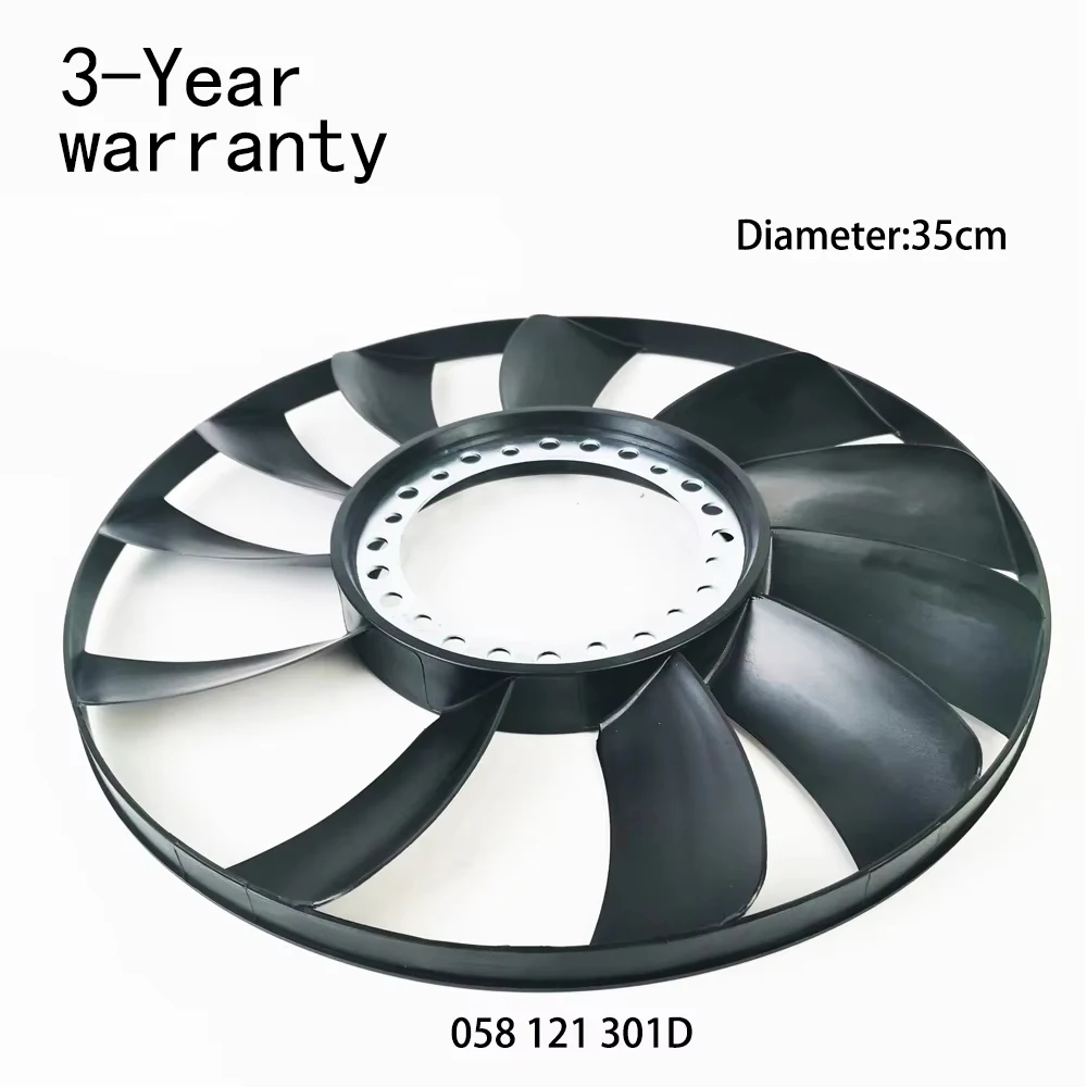 

Radiator Cooling Fan Blade Fan impeller 058121301B 058121301D for VW PASSAT AUDI A4 S4 A6 SKODA SUPERB