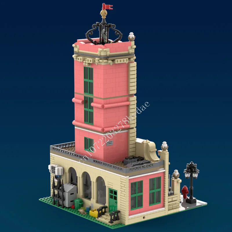 2420PCS Modular Old Town Clocktower MOC City Street View DIY Bricks Modern Building Block Architecture Collection  Toys Gifts