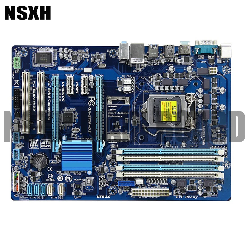 

Материнская плата для телефона 32 Гб LGA 1155 DDR3 ATX Mainboad 100% протестирована полностью