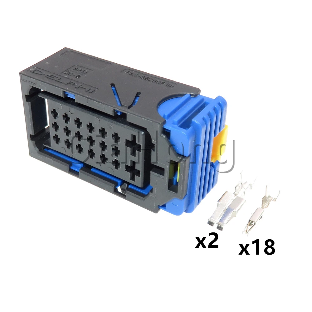 

1 Set 20 Ways AC Assembly Electrical Socket Auto Wiring Terminal Unsealed Adapter 15471157 Car Large Current Hybrid Connector