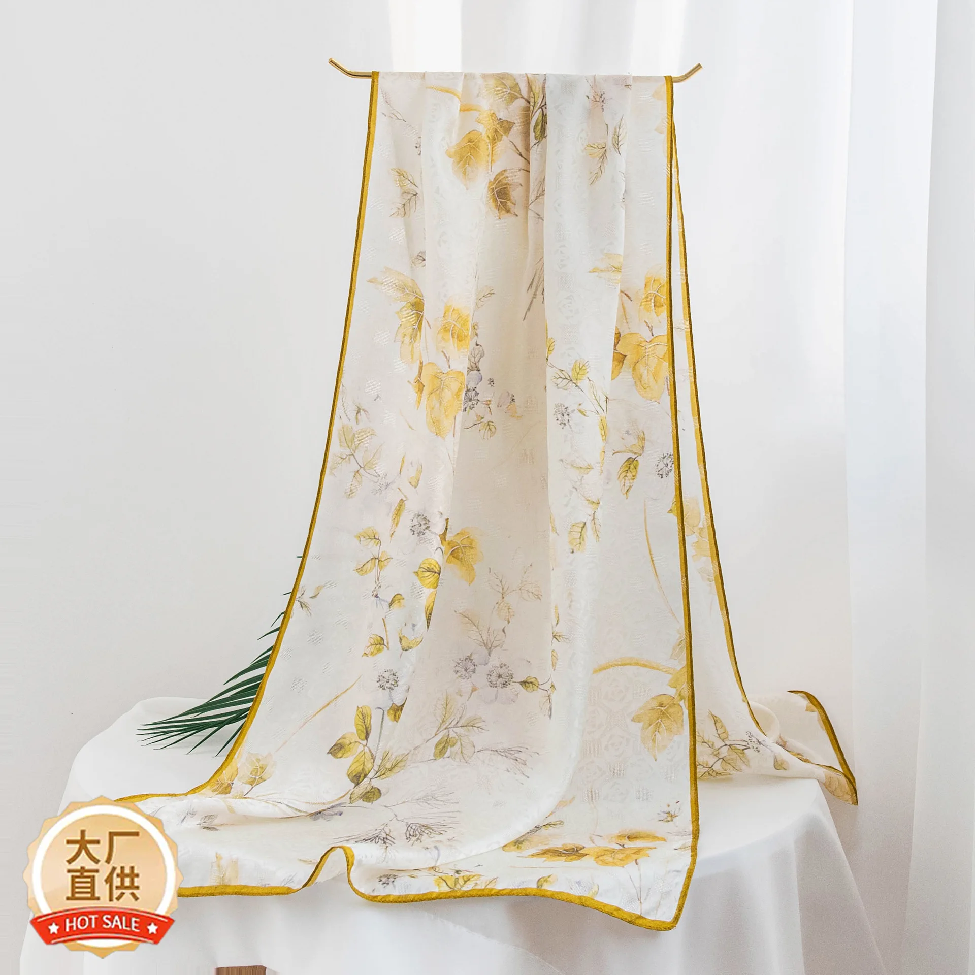 Scarf with Hand Gift High-Grade Light Luxury Women's for Elders and Mothers Shawl Box