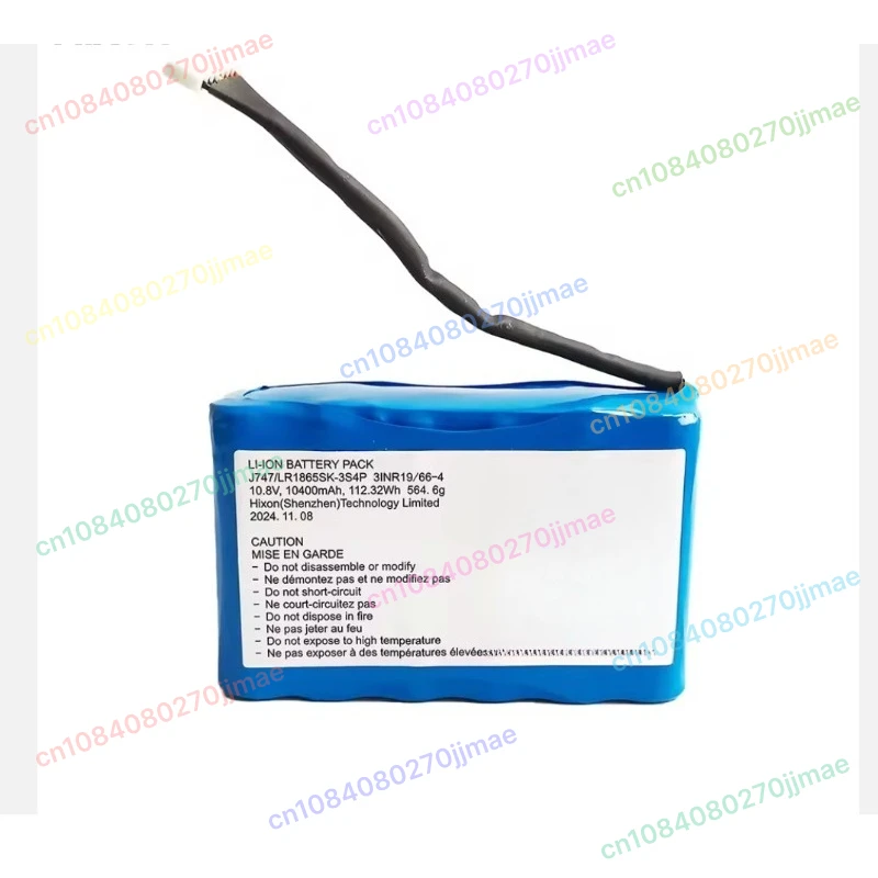 

Guitar Amplifier Battery 10.8V 10400mAh for Hixon J747 LR1865SK 3S4P Replacement Upgrade Long Lasting