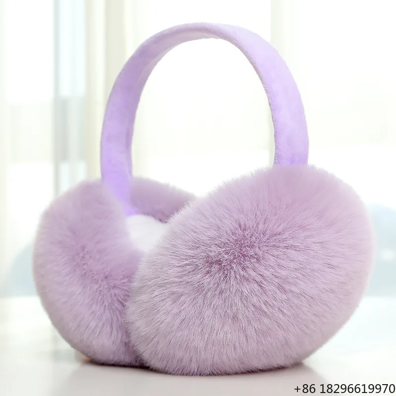 cache-oreilles-d'hiver-chauds-et-doux-a-pois-mignons-pour-l'exterieur-avec-ecouteurs-integres-et-casque-de-sport