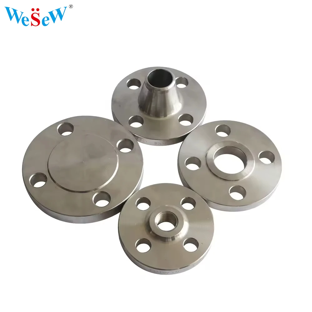 `OEM Forged Stainless Steel Pipe Flanges, Weld Neck Plate Threaded Blind Flange ASME B16.5 ANSI Standard Pipeline Fitting`