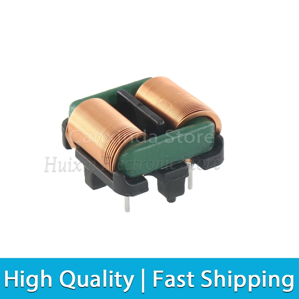 2pcs Flat Copper Wire EMI Filter Inductor Horizontal Common Mode Inductance Magnetic Toroidal Coil 5mH 10mH 15mH 20mH 25mH 28mH