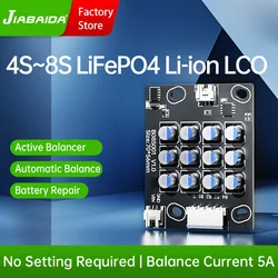 JIABAIDA Accessories B04S003 4S BMS Active Balancer Module with 5A Balance Current for Lithium ion Battery