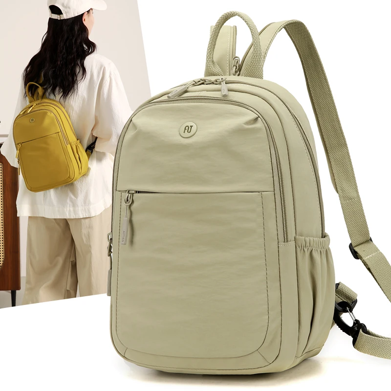 

Новинка 2025 года, нейлоновая водонепроницаемая легкая двойная женская повседневная универсальная нагрудная сумка через плечо для улицы и неудобная Yout...