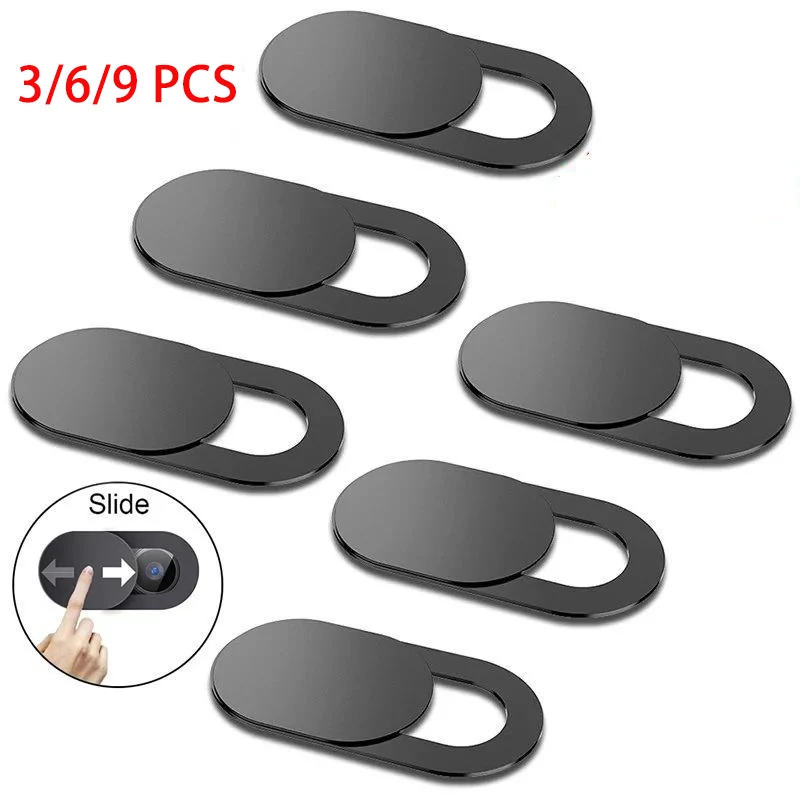 

Webcam Cover Shutter Magnet Slider Plastic Camera Cover for iPad Tablet Web Laptop Pc Camera Mobile Phone Lenses Privacy Sticker