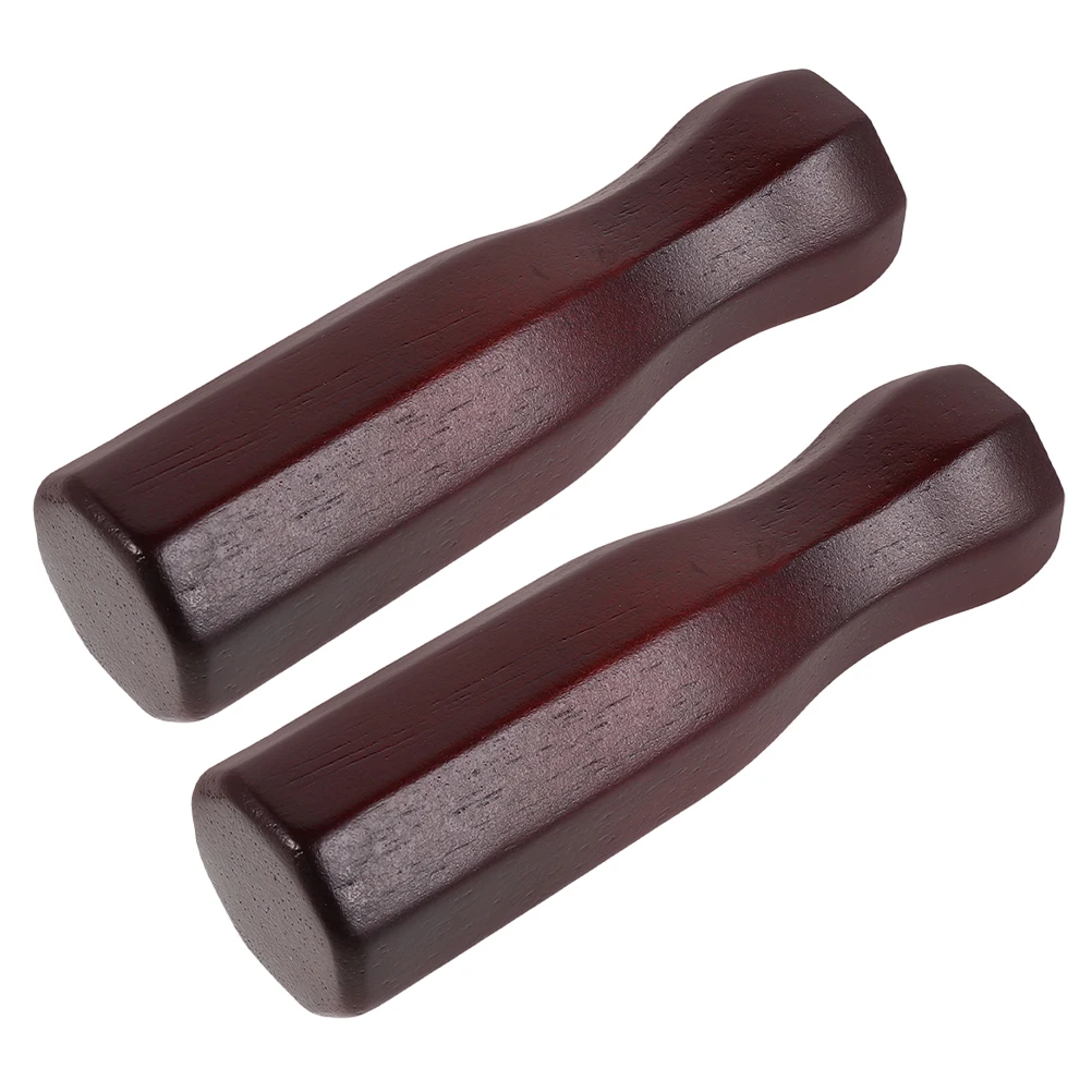 

2pcs Foosball Handle Solid Wood Octagonal Grip Replacement Parts Accessories Wooden Foosball Handle Grip Table Football Wooden