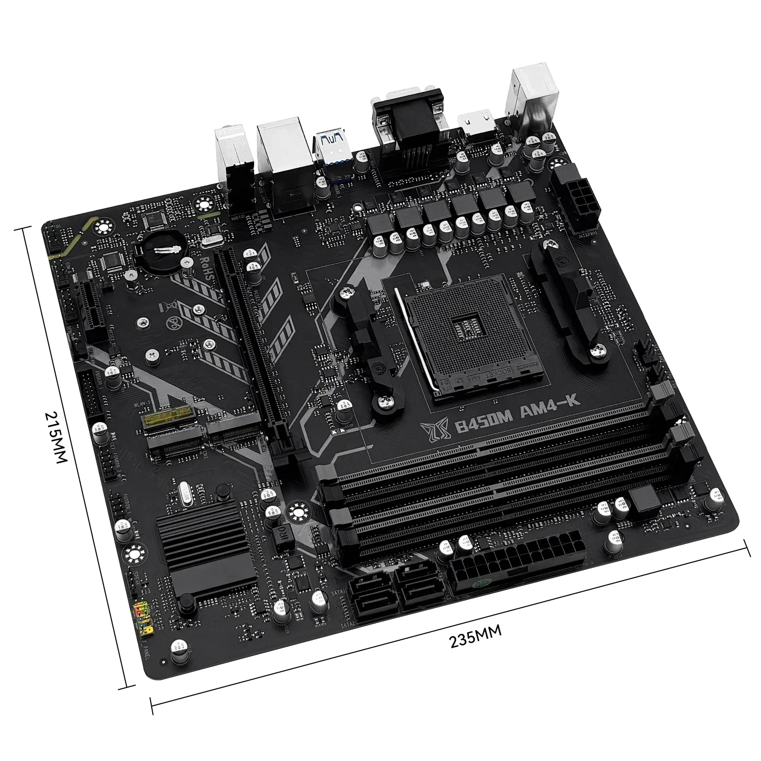 Strojník b450 B450M základní deska souprava sada AMD ryzen R5 3600 + DDR4 16gb 3200mhz beran (2*8gbmemory) NVME M.2