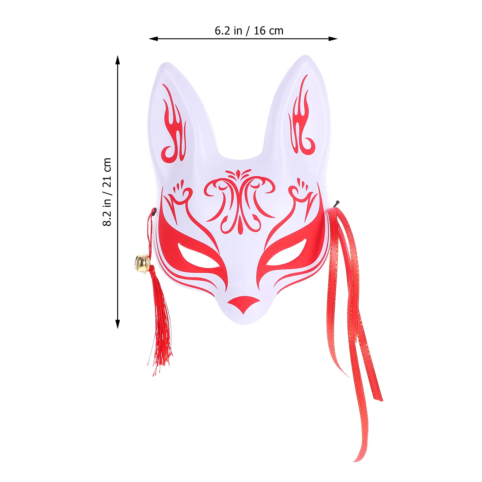 Maschera da festa cosplay Volpe per uomo Masquerade Face Halloween Dance Performance Mezze maschere per occhi