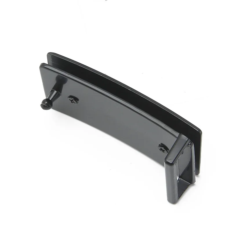 Boucle à lettres brillante en alliage de Zinc argenté, boucle lisse, accessoires de ceinture de poinçonnage polyvalents, boucle d'affaires décontractée