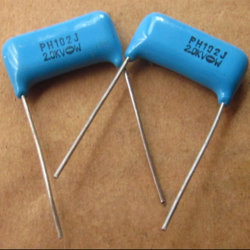 

10PCS film capacitor 1000pf 2000v 0.001uf 2000v 102J 2000v p=20mm