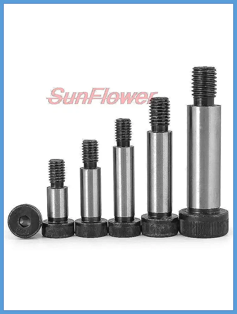 M3 M4 M5 M6 M8 M10 Threaded Shoulder Screw 12.9 Grade Alloy Steel Hex Socket Head Bolt Shaft Limit Plug Screw