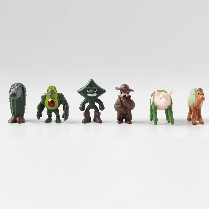 24 ピース/セット新しいユニークなイタリアのミーム Brainrot おもちゃグッズ小動物フィギュア装飾品子供の誕生日パーティーの好意ギフト