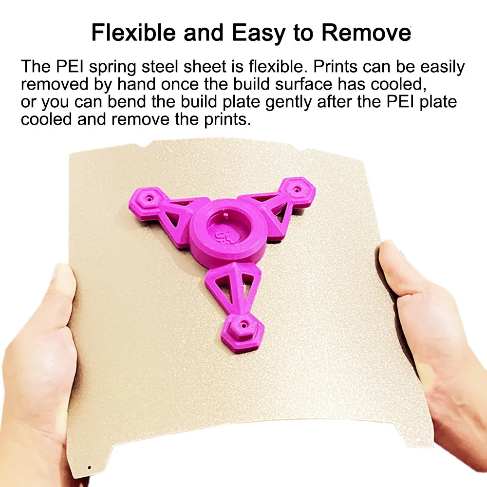 PEI Sheet for Ender 3 V3 SE/KE Build Plate K1C Black Smooth PEI PEO PET Double-sided Print Plate for Creality Ender 3 S1/Pro K1