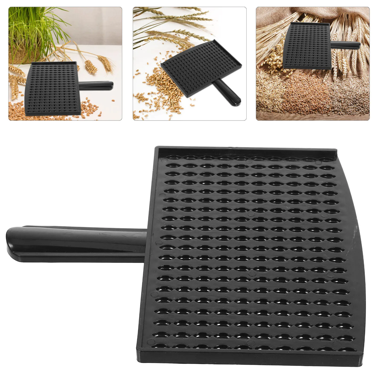 

200 Grains Plastic Handheld Rice Tray Accurate Grain Counter Board Wheat Measurement Plate For Agricultural Farmers Seed