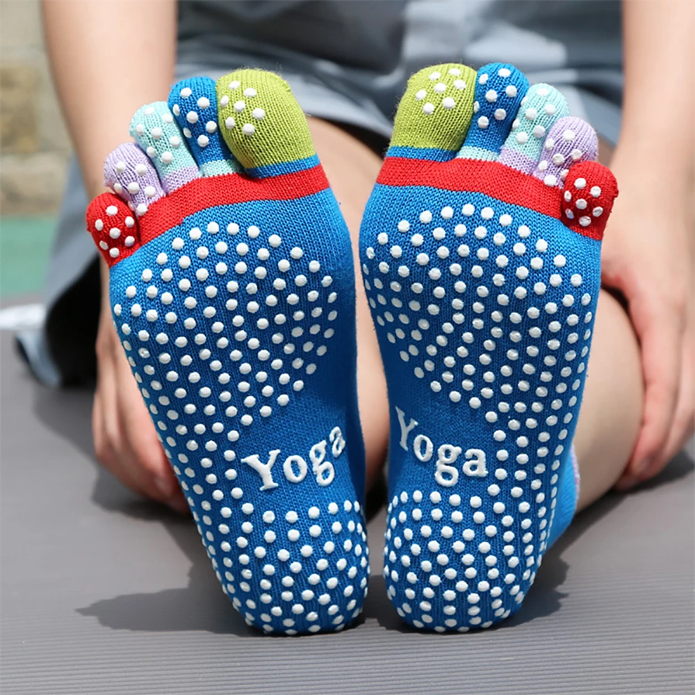 Colorful Five Finger Yoga Sock - Pilates Yoga Hose review and price