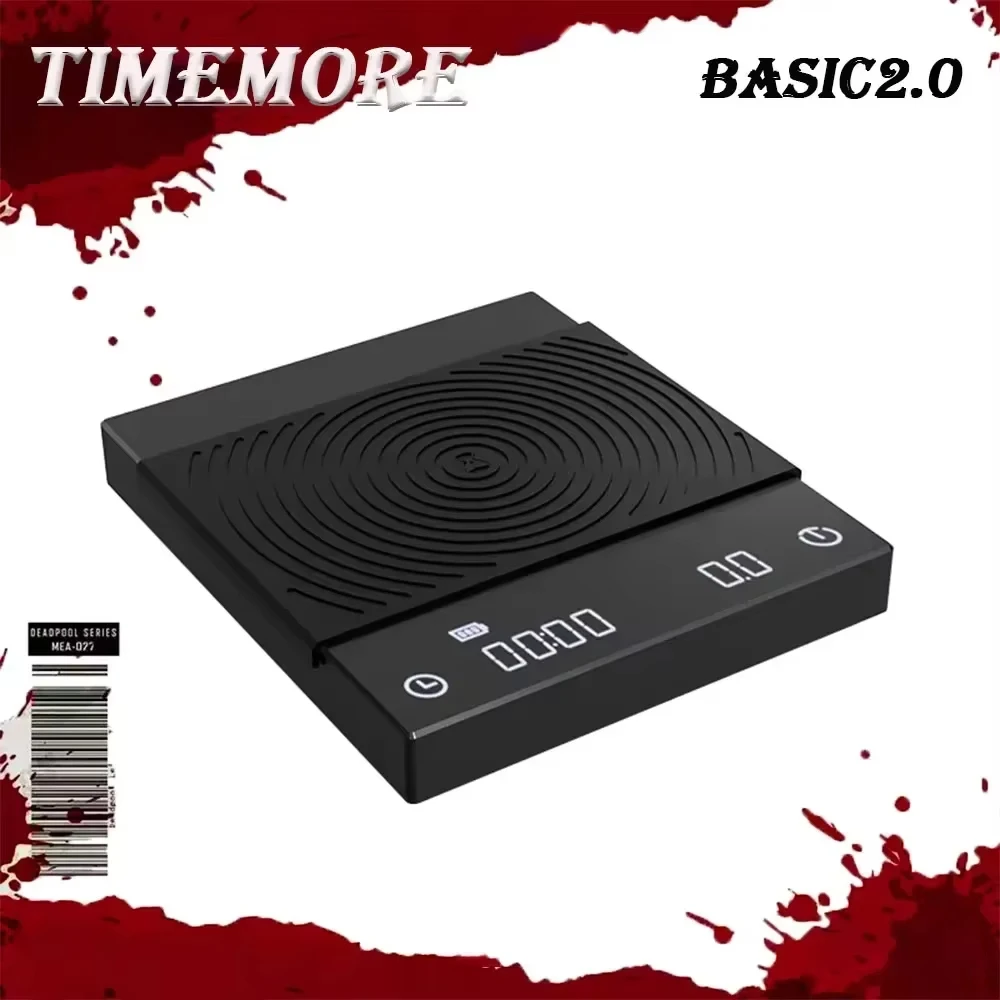 

TIMEMORE Black Mirror Basic2 Plus Up Цифровые кухонные весы для кофе и еды с временем USB Легкие мини-цифровые весы