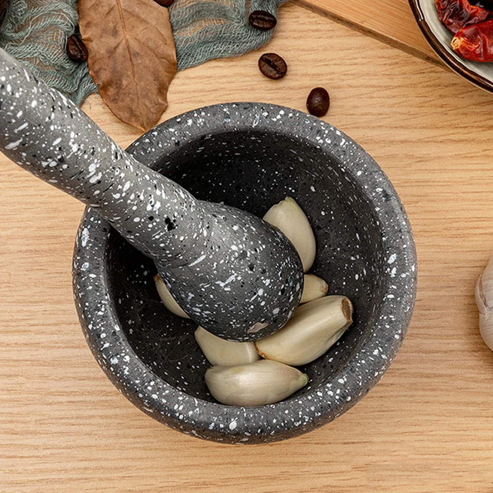 Mortero de piedra de ajo para el hogar, trituradora de prensado, maceta Manual de medicina, Jujube