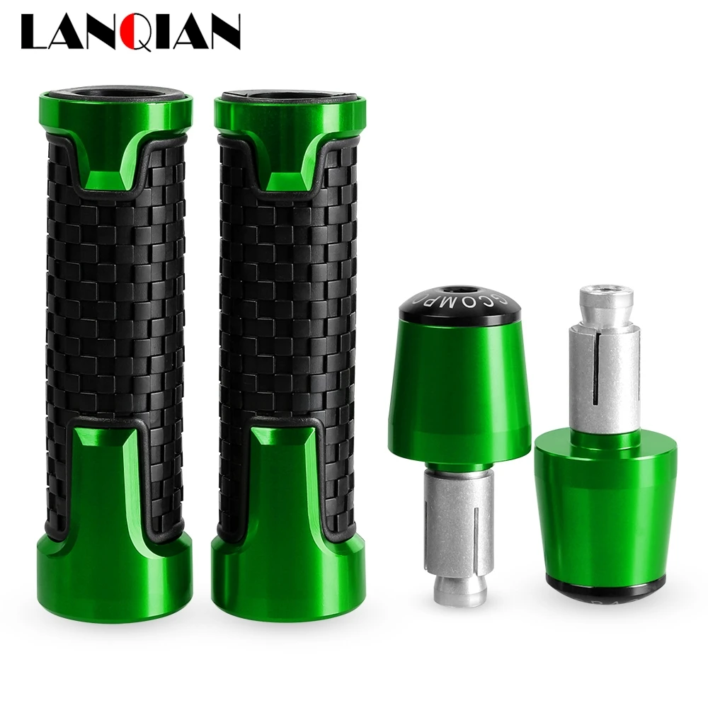 

Motorcycle 7/8'' 22mm handlebar grips ends handle bar Anti-skid grip end FOR KAWASAKI EX250E EX 250E 1986 1987 1988 1989 1990