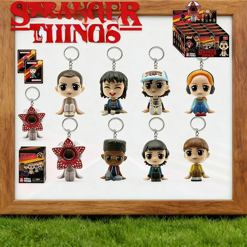 ストレンジャー・シリーズ ブラインドボックス イレブン デモゴルゴン ダスティン バーブ スティーブ ロビン キーホルダー おもちゃ フィギュア ポケットシングス キーホルダー モデル おもちゃ ﻿