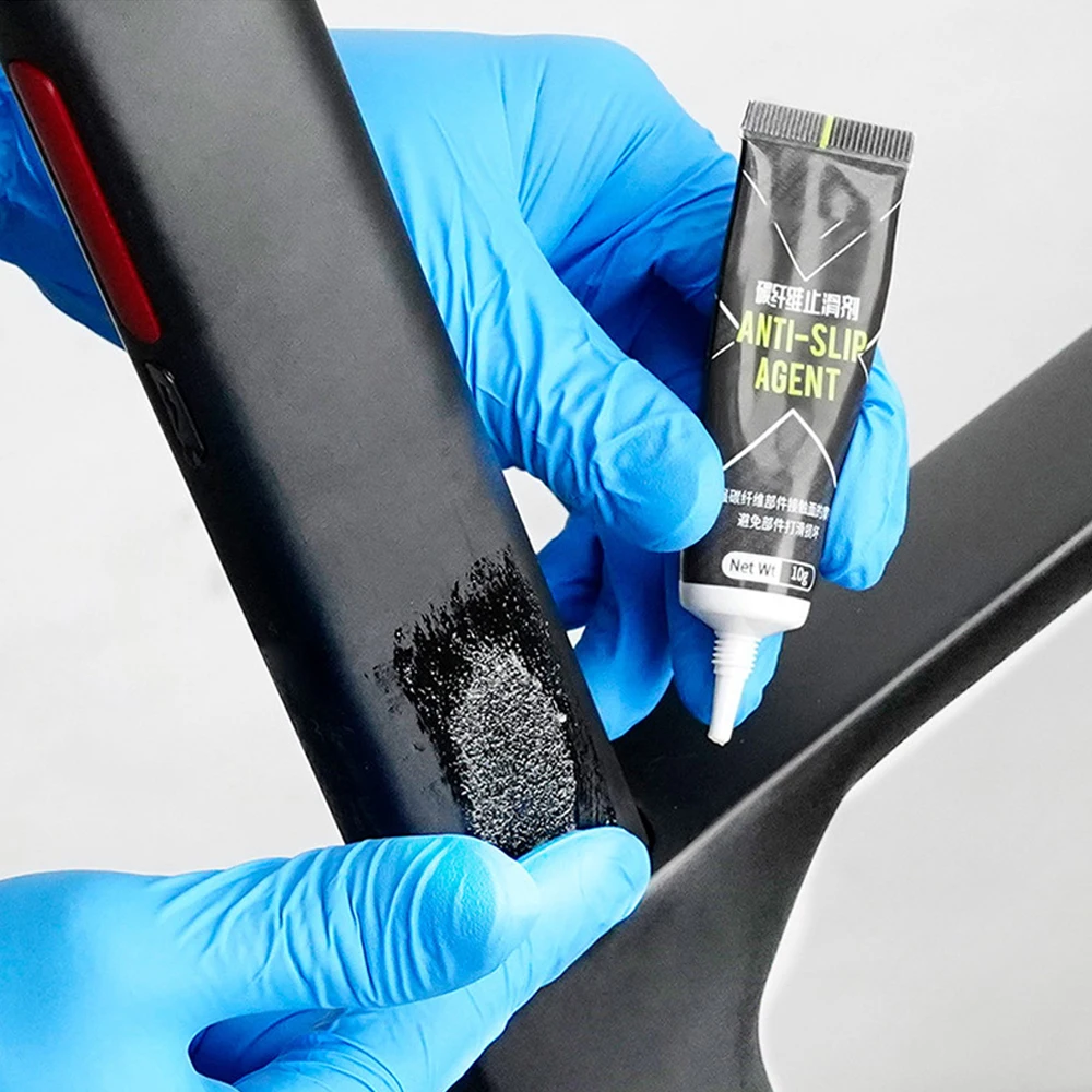 10g serat karbon antiselip agen non-korosif Anti-Slip pelumas mudah untuk membersihkan minyak sepeda MTB batang pegangan jok sadel