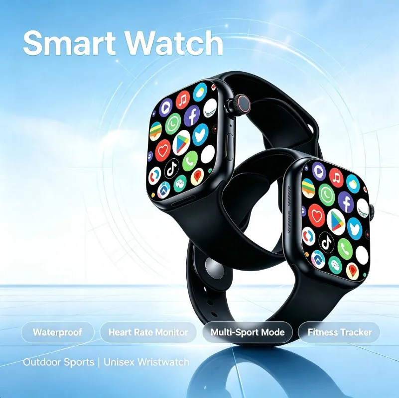 New CD20 Android Smart Watch Unisex Built-in GPS Independent SIM Card Large Storage Outdoor Sport Fitness Wristwatch